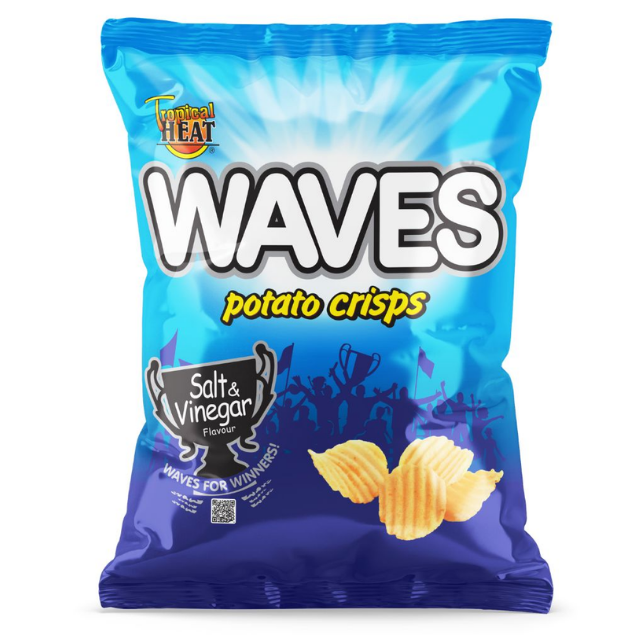 Tropical Heat Waves Salt & Vinegar Crisps 30G